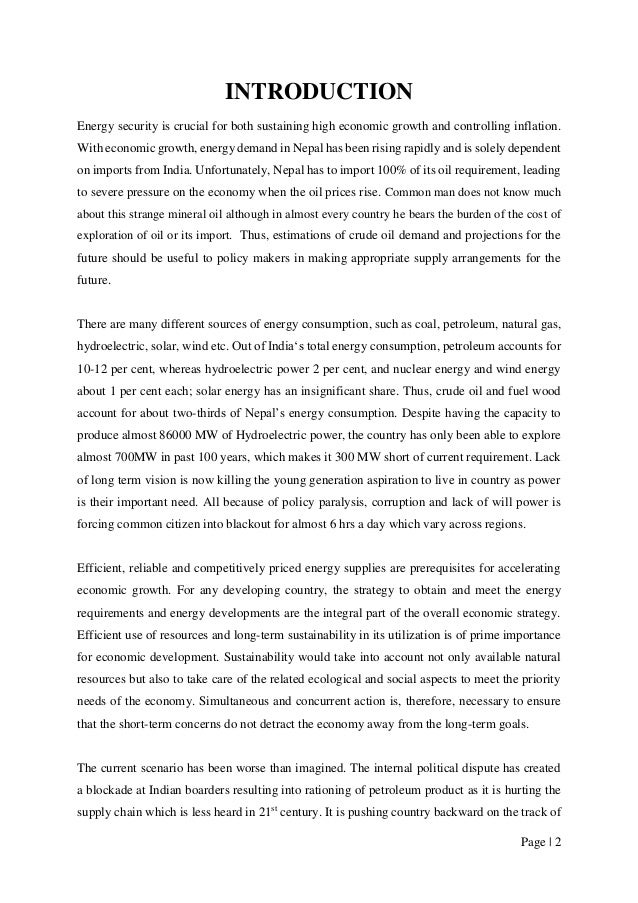 Oil prices & its impact on Economy of Nepal