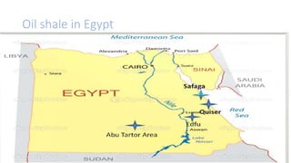 Oil shale in Egypt
 