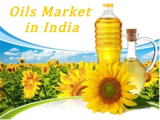 Oils Market
in India
 