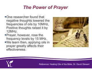 PPT - The Healing Oils of the Bible PowerPoint Presentation, free download  - ID:995746