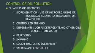 Oil spill | PPTX