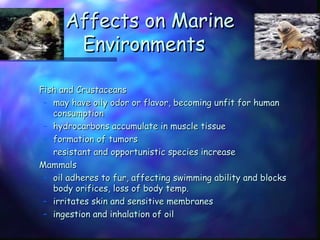 Oil spills Biology Diagrams