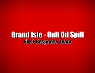 Oil Spill Video