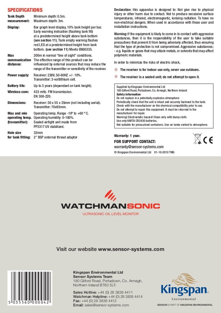Watchman Oil Monitor