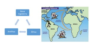 Nova
Inglaterra
ÁfricaAntilhas
 