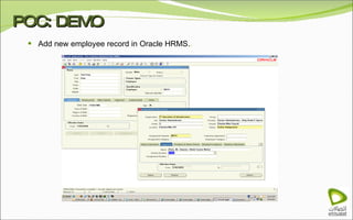 POC: DEMO Add new employee record in Oracle HRMS. . 
