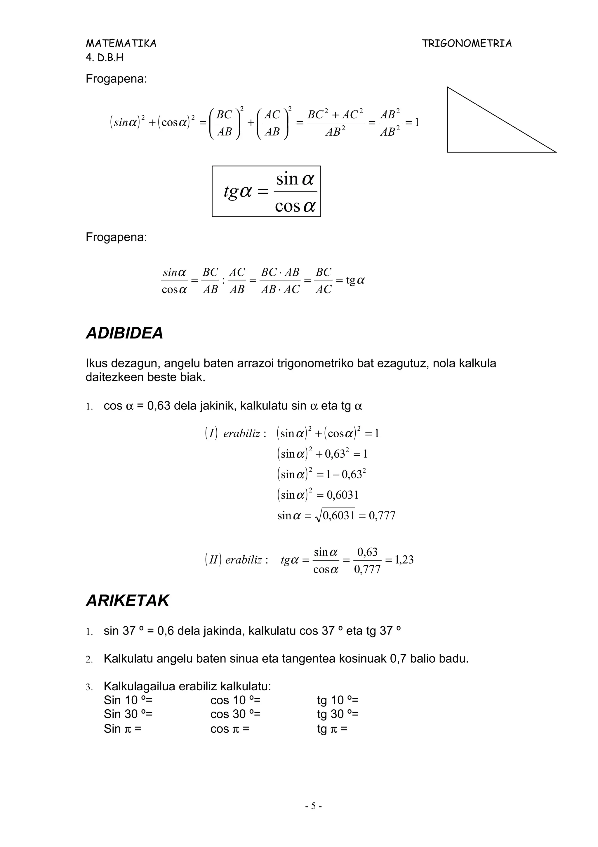 Oinarrizko Trigonometria Jatorrizkoa DOC oinarrizko-trigonometria-jatorrizkoa-doc