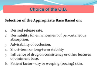 ointments and preparation of ointments.ppt