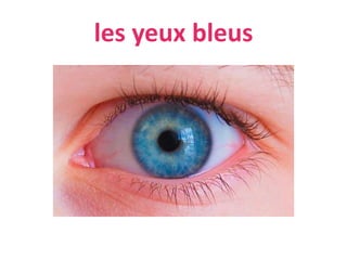 les yeux bleus
 