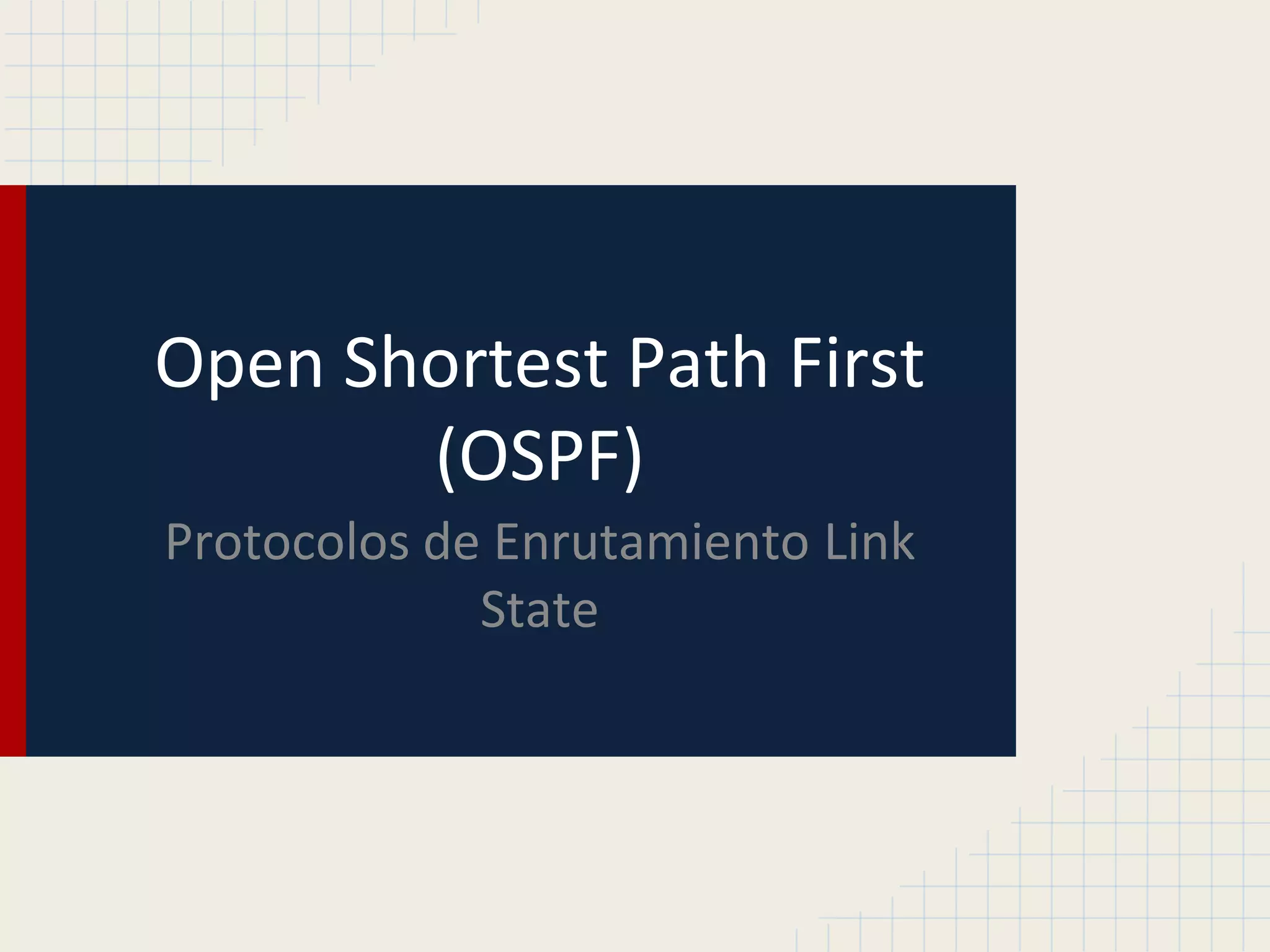 Open shortest path first (ospf) | PPT