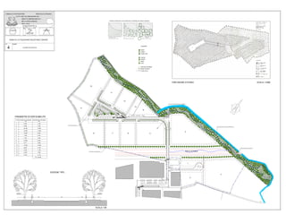 COMUNE DI PORTOBUFFOLE'                            PROVINCIA DI TREVISO
                DITTE: MACCAN IMMOBILIARE S.R.L.
                         ZANATTA IMMOBILIARE S.A.S.
                                                                                                                                                                                 SCHEMA DI IMPIANTO E SELEZIONE DELLE ESSENZE DEL BOSCO PLANIZIALE
                         RIELLO PERA ADRIANO
                         R.M.1. S.N.C.



                                     1:1000

                                 Marzo 2001

                                                                                                                                                                             S ES TO D I IMPIAN TO 2 .5 m
                                                                                                                                                                                A lb eratura al p r mo anno d'impi anto
                                                                                                                                                                                                  i                        A lb eratura al qui nto anno d 'impianto         A lb eratura al d ec imo anno d 'i mpianto


       PIANO DI LOTTIZZAZIONE INDUSTRIALE "BASTIE"

Tav.      Oggetto:


   4
                                                                                                                                                                                                                                                                           LEGENDA
                          PLANIMETRIA GENERALE

                                                                                                                                                                                                                                                                           Salice
                                                                                                                                                                                                                                                                           Ontano
                                                                                                                                                                                                                                                                           Pioppo nero


                                                                                                                                                                                                                                                                           Quercia
                                                                                                                                                                                                                                                                           Carpino
                                                                                                                                                                                                                                                                           Acero
                                                                                                                                                                                                                                                                           Olmo


                                                                                                                                                                                                                                                                           Alberatura esistente
                                                                                                                                                                                                                                                                           Siepe di carpino
                                                                                                                                                                                                                                                                           Limite S.U.A.




                                                                                                                                                                                                                                                                                                                                                                    PREVISIONE DI PIANO                                                                                                                                                SCALA 1:2000
                                                                                                                                    10



                                                                                                                                                                                      11




                                                                                                                                                                                                                          12
                                                                                                                                                                                                                                                                                                                                                          E VEN TUA LE PON TE PER AC CES SO AD ALTRA PROPRIETA'




                                                                                                                                                                                                                                                                      13
                                                                                                                            9
                                                                                                                                                                                                                                                                              14




                                                                                                                                                                                                                                                                                                                                    S TRADA DI SERVIZIO
              PARAMETRI DI EDIFICABILITA'
               LOTTI SUPERFICIE FONDIARIA     SUPERFICIE EDIFICABILE
                              mq.                     mq.

                1           4.435                    1.180
                                                                                      A CE RO - S ES TO D I IMPIAN TO 5 m
                2           5.908                    3.325
                                                                                                                                                                                                                                                                                                                                                                                                                              P ER CORS O PE DONA LE E D I SE RV IZIO IN TERRA BATTURA


                3           20.353                   13.000

                4           20.464                   13.462
                                                                                                                                                                                                                                                                                                                                                                                                              4
                5           14.987                   9.000                                                                                     8                                            7                                          6                                                                       5
                6           7.824                    4.450

                7           7.746                    4.450

                8           10.038                   6.050

                9           5.717                    3.450

                10          16.252                   10.000

                11          6.887                     4.150                                                                                                                                                                                                                                                                                                                                                                                                                              A CC ES SO D I SE RV IZIO A L ME TA NODOTTO


                12          6.590                     4.150
                                                                                                                                P IOPP O NE RO - S ES TO D I IMPIAN TO 8 m                                                                                                                                                                                                                                    PRATO STABILE
                13          2.330                    1.400

                14          3.794                     2.179

                                                 Tot. 80.246




                                                                                                                                                                                                                                                                                                                                                                                                                  1

                                                                                                                                                                                                                                                                                                                                                             R 3m




                                                                                                                                                                                                                                                                                                                                                             R 3m


                                                                       SEZIONE TIPO
                                                                                                                                                                                                                                                                                                                                                                                                                                          3
                                                                                                                                                                                                                                                                                                                                                                                                                      2


                                                                                                                                                                                                                                                                                                 P AR CH EGGIO PE R ME ZZIPESANTI




                 ACERO                                                                                                                                         ACERO




                                                                                                                                                       SCALA 1:50
 
