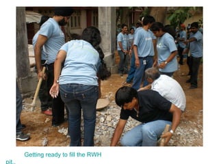 Getting ready to fill the RWH pit.. 