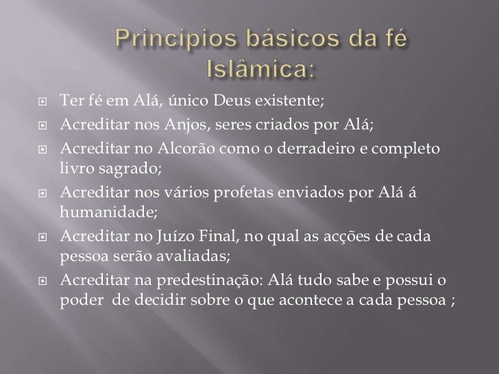 O Islamismo O Islamismo