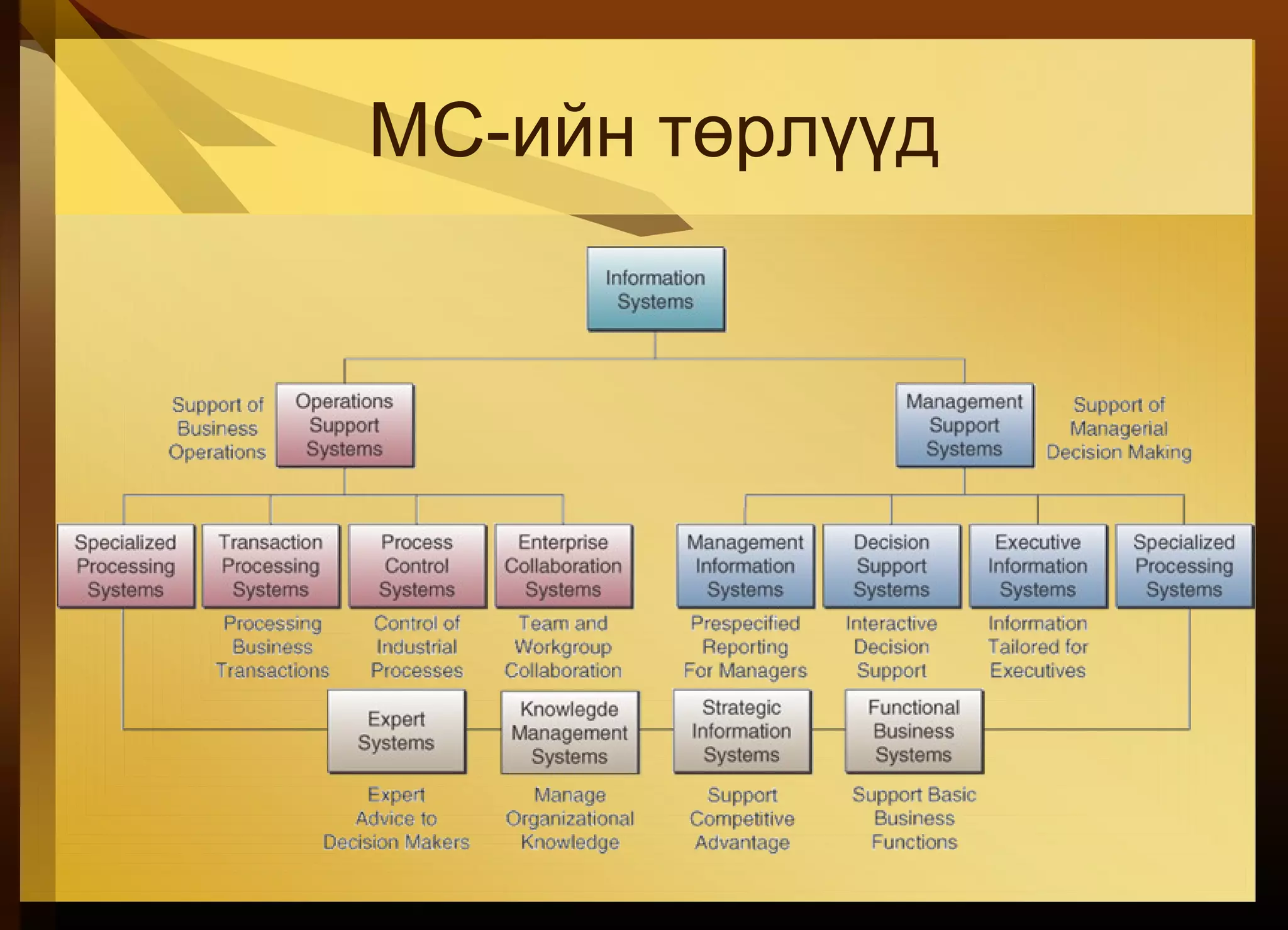 МС-ийн төрлүүд
 