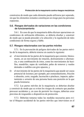 Oit seguridad y salud en el uso de maquinaria | PDF