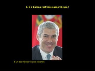 8. E o buraco realmente assombroso? E um dos maiores buracos nacionais 