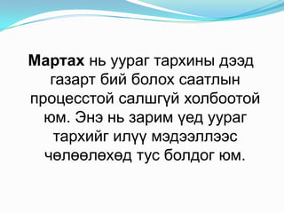 Мартахньуурагтархиныдээдгазартбийболохсаатлынпроцесстойсалшгүйхолбоотойюм. Энэньзаримүедуурагтархийгилүүмэдээллээсчөлөөлөхөдтусболдогюм.