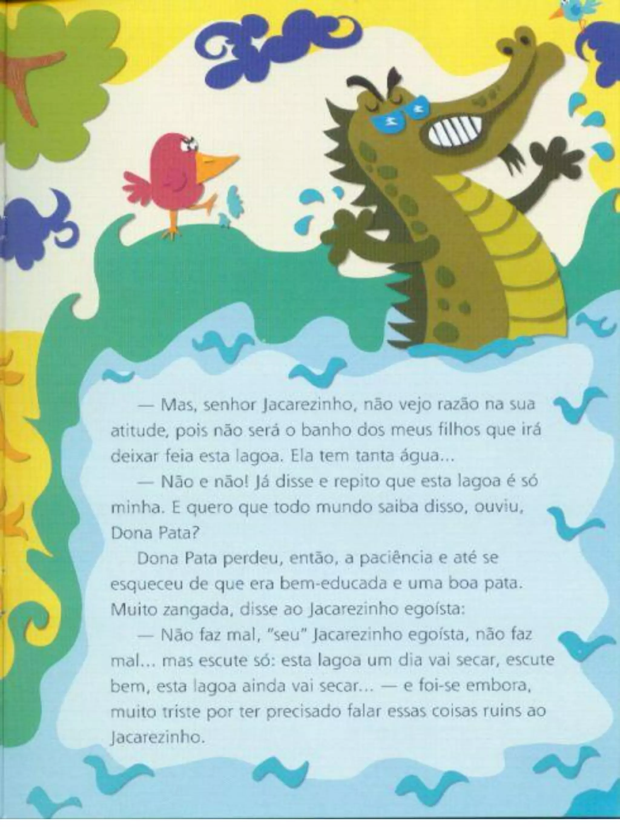 O jacarezinho egoísta, de Chlóris Arruda de Araújo