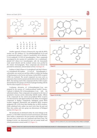 Recent Structure Activity Relationship Studies of 1,4-Benzodiazepines | PDF