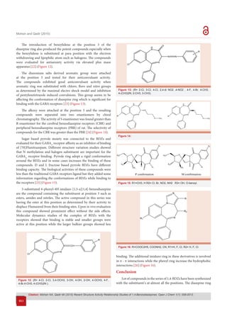 Recent Structure Activity Relationship Studies of 1,4-Benzodiazepines | PDF