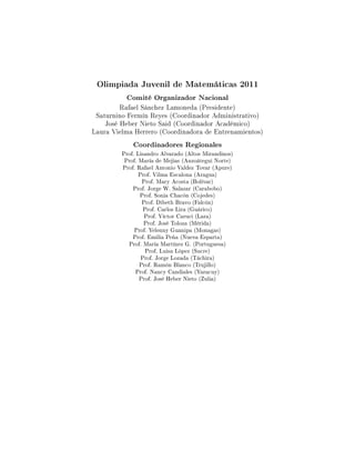 ÇÐ ÑÔ ÂÙÚ Ò Ð Å Ø Ñ Ø 
 × ¾¼½½
ÓÑ Ø ÇÖ Ò Þ ÓÖ Æ 
 ÓÒ Ð
Ê Ð Ë Ò
 Þ Ä ÑÓÒ ´ÈÖ × ÒØ µ
Ë ØÙÖÒ ÒÓ ÖÑ Ò Ê Ý × ´ ÓÓÖ Ò ÓÖ Ñ Ò ×ØÖ Ø ÚÓµ
ÂÓ× À Ö Æ ØÓ Ë ´ ÓÓÖ Ò ÓÖ 
 Ñ 
Óµ
Ä ÙÖ Î ÐÑ À ÖÖ ÖÓ ´ ÓÓÖ Ò ÓÖ ÒØÖ Ò Ñ ÒØÓ×µ
ÓÓÖ Ò ÓÖ × Ê ÓÒ Ð ×
ÈÖÓ º Ä × Ò ÖÓ ÐÚ Ö Ó ´ ÐØÓ× Å Ö Ò ÒÓ×µ
ÈÖÓ º Å Ö Å × ´ ÒÞÓ Ø Ù ÆÓÖØ µ
ÈÖÓ º Ê Ð ÒØÓÒ Ó Î Ð Þ ÌÓÚ Ö ´ ÔÙÖ µ
ÈÖÓ º Î ÐÑ ×
 ÐÓÒ ´ Ö Ù µ
ÈÖÓ º Å ÖÝ 
Ó×Ø ´ ÓÐ Ú Öµ
ÈÖÓ º ÂÓÖ Ïº Ë Ð Þ Ö ´ Ö Ó Óµ
ÈÖÓ º ËÓÒ 
 Ò ´ Ó ×µ
ÈÖÓ º Ø Ö ÚÓ ´ Ð
 Òµ
ÈÖÓ º ÖÐÓ× Ä Ö ´ Ù Ö 
Óµ
ÈÖÓ º Î 
ØÓÖ ÖÙ
 ´Ä Ö µ
ÈÖÓ º ÂÓ× ÌÓÐÓÞ ´Å Ö µ
ÈÖÓ º Ð ÒÒÝ Ù Ò Ô ´ÅÓÒ ×µ
ÈÖÓ º Ñ Ð È ´ÆÙ Ú ×Ô ÖØ µ
ÈÖÓ º Å Ö Å ÖØ Ò Þ º ´ÈÓÖØÙ Ù × µ
ÈÖÓ º ÄÙ × Ä Ô Þ ´ËÙ
Ö µ
ÈÖÓ º ÂÓÖ ÄÓÞ ´Ì 
 Ö µ
ÈÖÓ º Ê Ñ Ò Ð Ò
Ó ´ÌÖÙ ÐÐÓµ
ÈÖÓ º Æ Ò
Ý Ò Ð × ´ Ö 
ÙÝµ
ÈÖÓ º ÂÓ× À Ö Æ ØÓ ´ ÙÐ µ
 