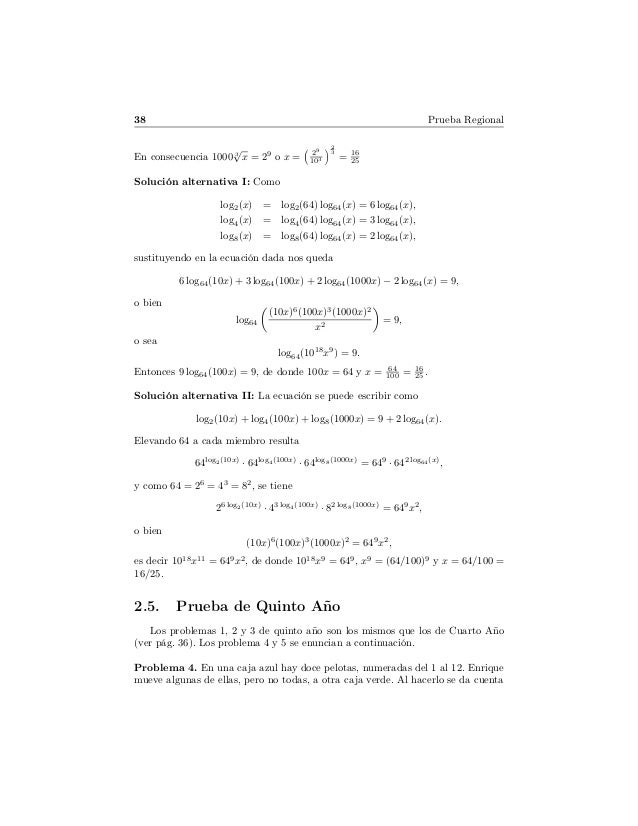 x^log2x=64x y soluciones problemas Ojm 2012 x^log2x=64x y soluciones problemas Ojm 2012