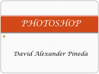 PHOTOSHOP David Alexander Pineda 