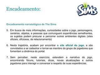  O que pode ser narrado nos diários, e não na plataforma do jogo?Metodologia:Alguns caminhos metodológicos Estado da Arte: pesquisa bibliográfica sobre os conceitos gerais que fundamentam a discussão central da proposta;