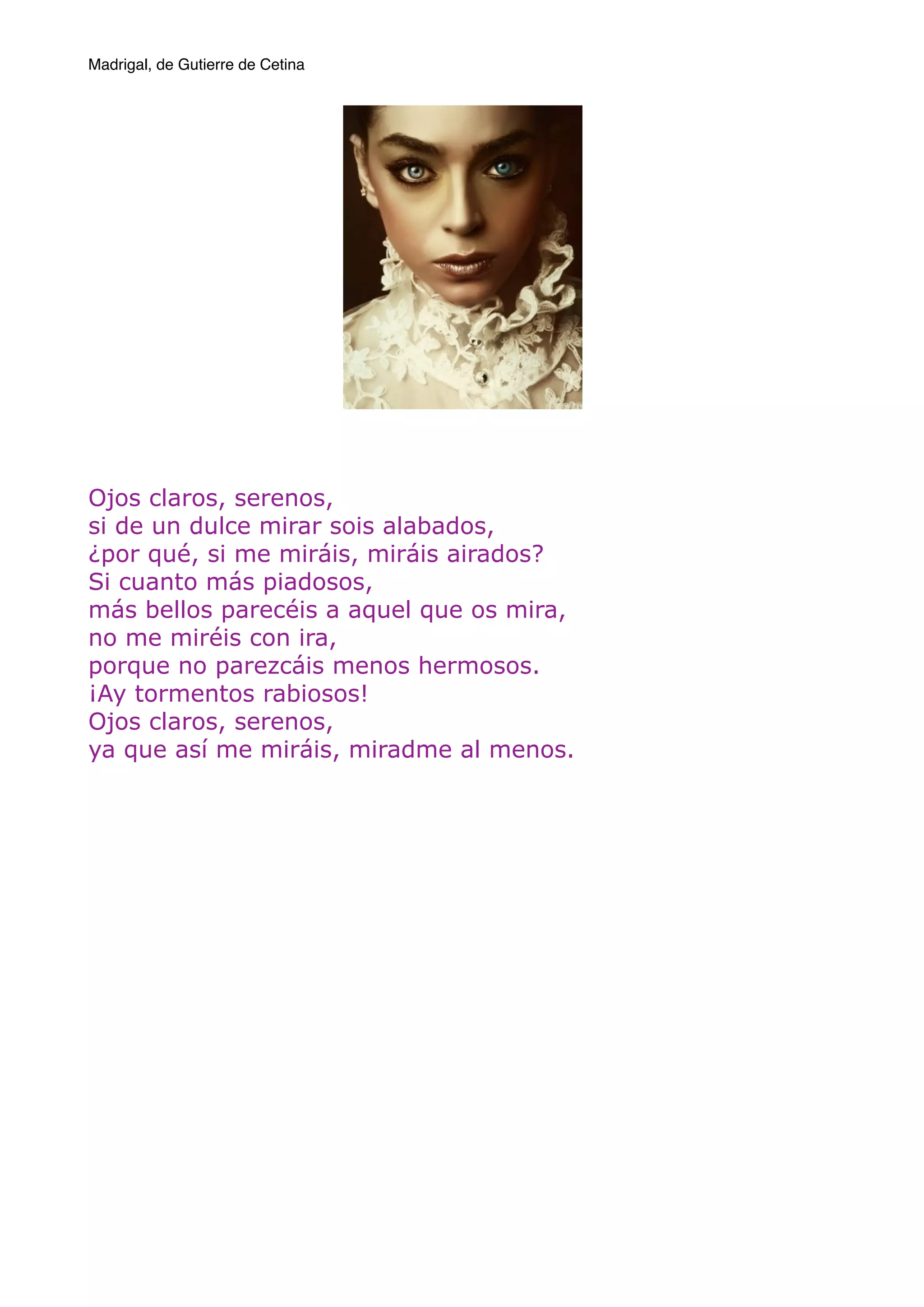 Ojos Claros, Serenos PDF