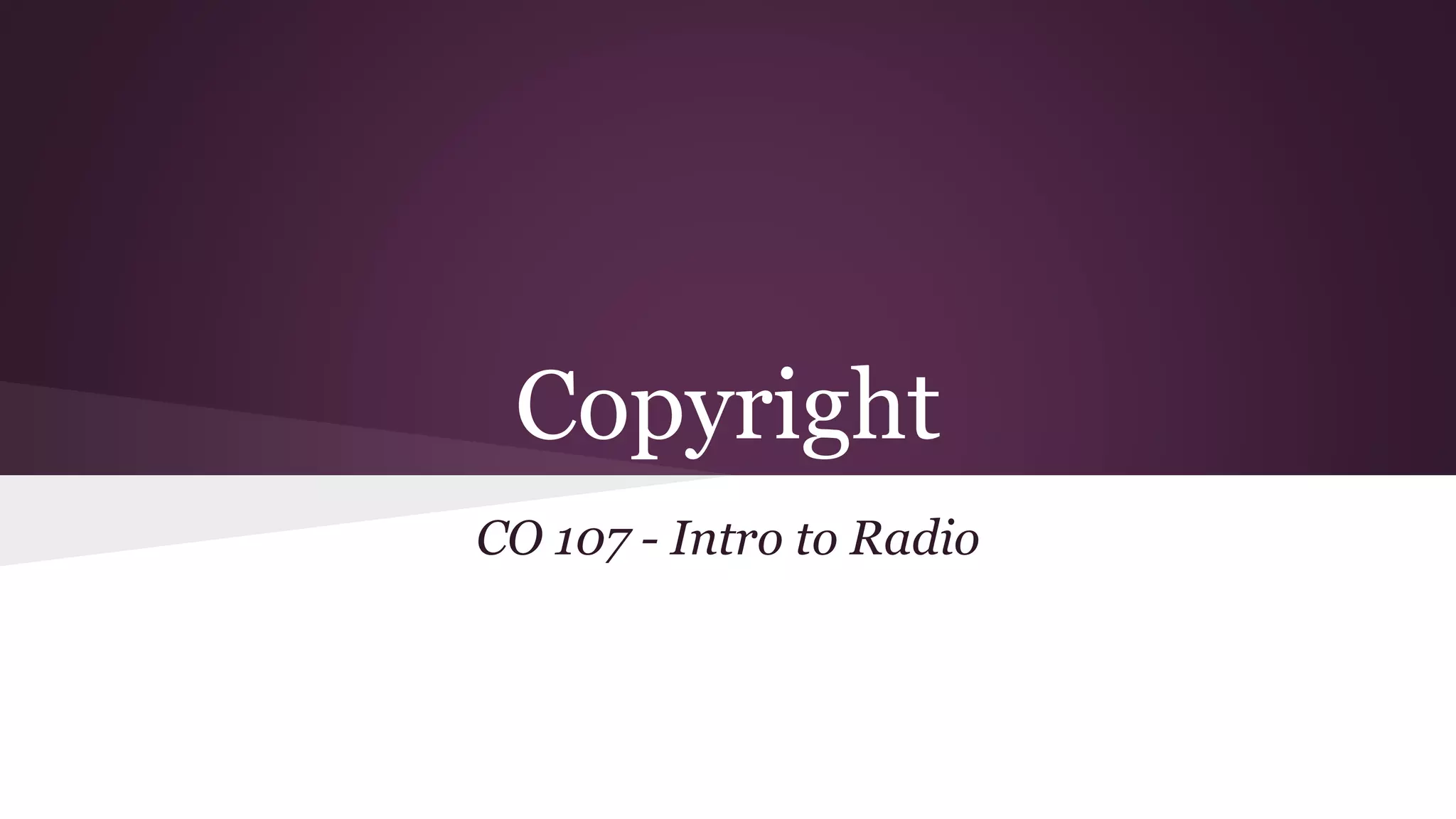 Copyright | PPT
