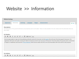 Website >> Information
 