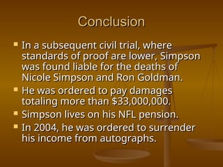 O.J. Simpson: The Trial That Shocked America | PPT