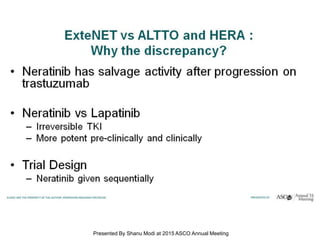 Extenet Study Breast Cancer Highlights: ASCO 2015 | PDF