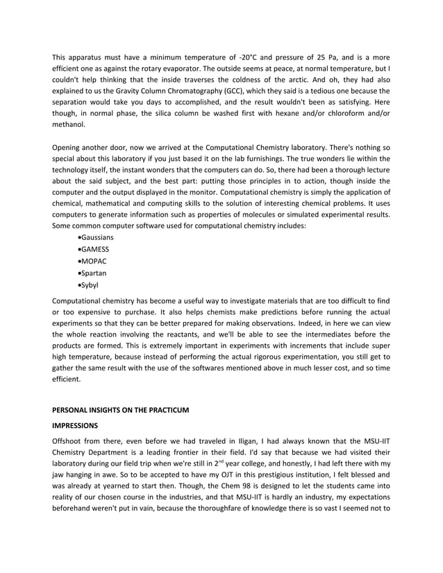 Ojt narrative report - an example | DOC | Professional School ...