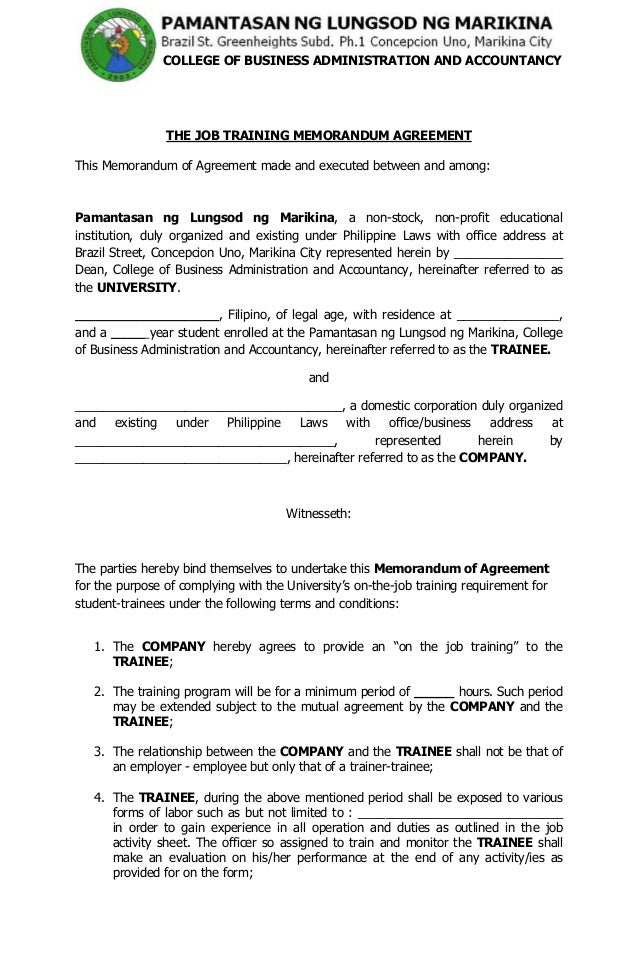 Ojt forms2013
