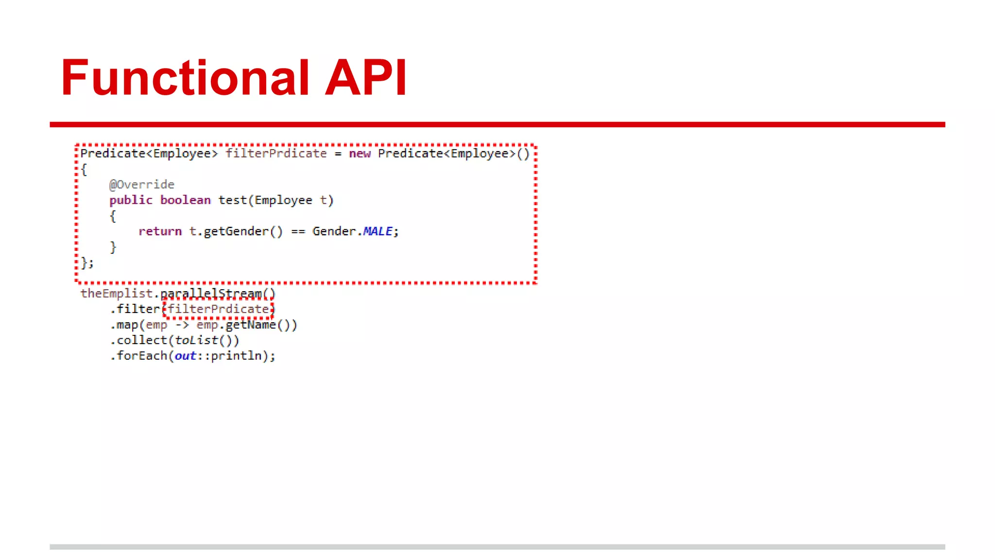 Functional API 
 
