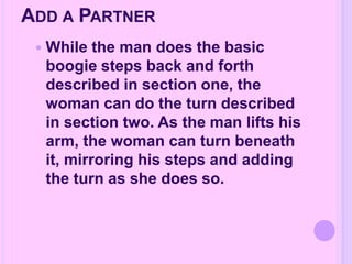 Jive and Boogie (powerpoint presentation) | PPTX