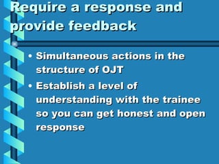 Ojt Trainingslides[1] | PPT