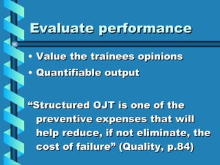 Ojt Trainingslides[1] | PPT