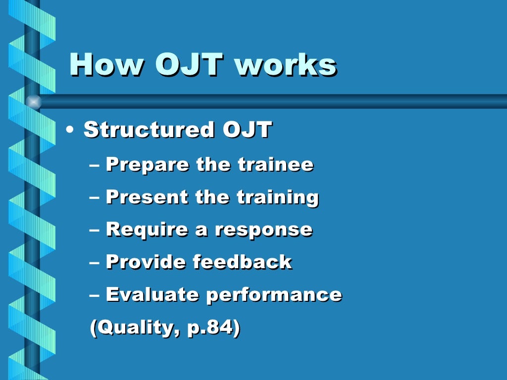 Ojt Trainingslides[1]