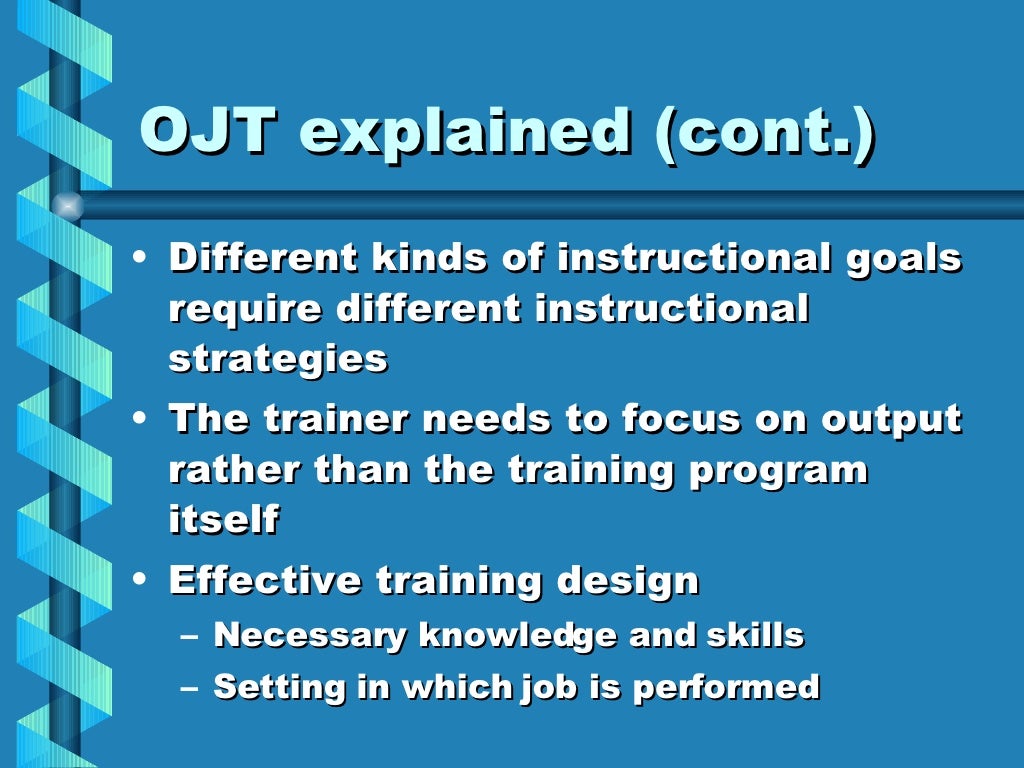 Ojt Trainingslides[1]