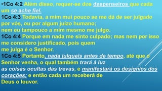 O julgamento do crente