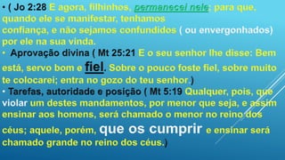 O julgamento do crente