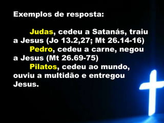 a resposta da multidão: 