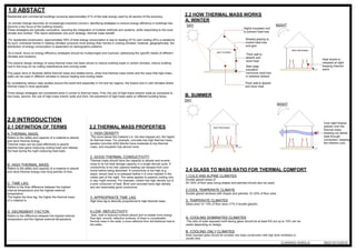 ANALYSIS OF THERMAL MASS AS A PRINCIPLE OF SUSTAINABLE DESIGN | PDF