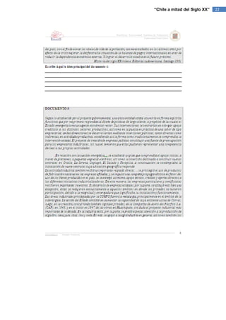 “Chile a mitad del Siglo XX”   22
 