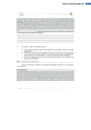 “Chile a mitad del Siglo XX”   23
 