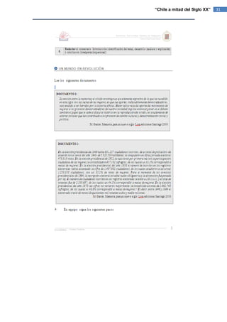 “Chile a mitad del Siglo XX”   31
 