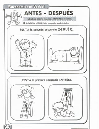 Razonamiento verbal 5 años