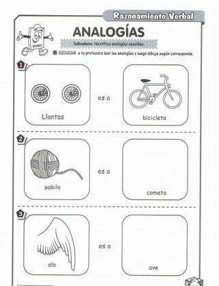 Razonamiento verbal 5 años